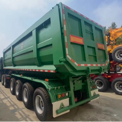 Transportes Máquinas pesadas 2023 3 eixos de desvio Semi-reboque 60 toneladas camião de descarga