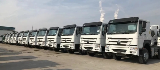 4X2 Tractor Truck Head Trailer Tractor Trucks com design de pneus sem tubos e alta capacidade