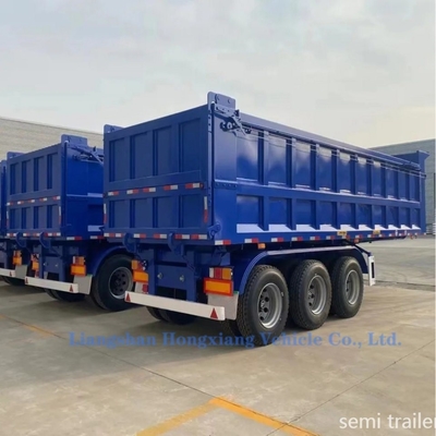 Profissional de 4 eixos de semi-reboque com suspensão pneumática e material de aço