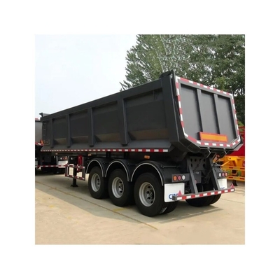 Semi-trailer personalizável de rebento de cascalho Usado Tri Axle Semi Bottom Gooseneck Dump Haulers