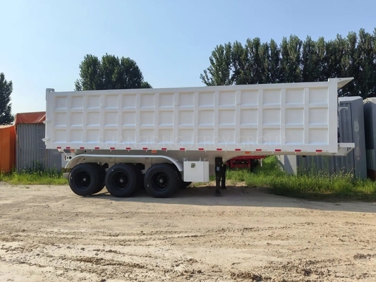 Caminhão de inclinação lateral, semi-reboque com 12 pneus e sistema hidráulico avançado