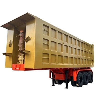 Caminhão de inclinação lateral, semi-reboque com 12 pneus e sistema hidráulico avançado