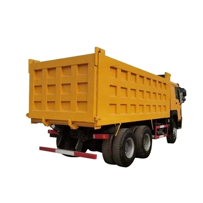 Semi-reboque de 30 cbm com rebento traseiro com design de piso plano e tri-eixo hidráulico auto-rebento
