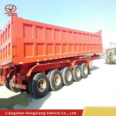 Camiões de transporte de mercadorias Semi-reboque de cama plana 13500X3000X1550 mm com design de asa aberta