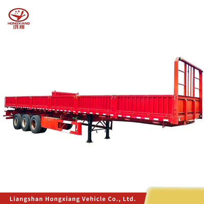 Métro cúbico hidráulico traseiro U forma 4 eixos Dump trailers End Tipper Semi trailer com 1