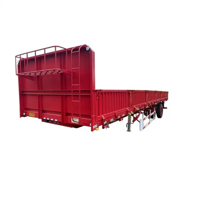 Métro cúbico hidráulico traseiro U forma 4 eixos Dump trailers End Tipper Semi trailer com 1