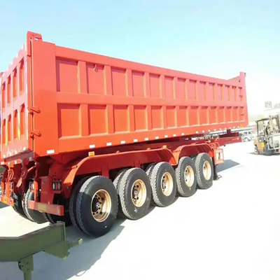Sistema de travagem antibloqueio ABS Forma U Dump Side Tipper Truck Semi-trailer