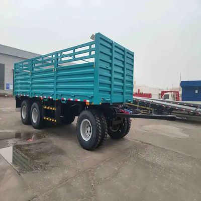 Caminhão de carga de 13 t de eixo cilindro hidráulico auto-dumpamento traseiro de carregamento de carga semi-reboque para carga