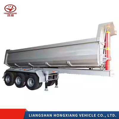 Caminhão Trailers Duty Dump Trailers U-Formado End Rear Tipper Dumper com personalização