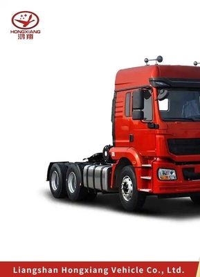 Caminhão-trator de transporte branco com grande capacidade do motor e design de pneus sem tubos