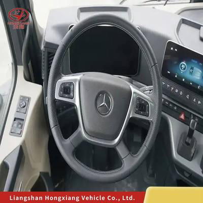 Caminhão de descarga de alta capacidade Caminhão de tração com bom estado e design de pneus sem tubos