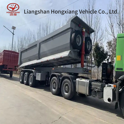 Semi-Carrier Tipping Trailer Dumper Trailer com pneu 12r22.5 e serviço pós-venda de 1 ano