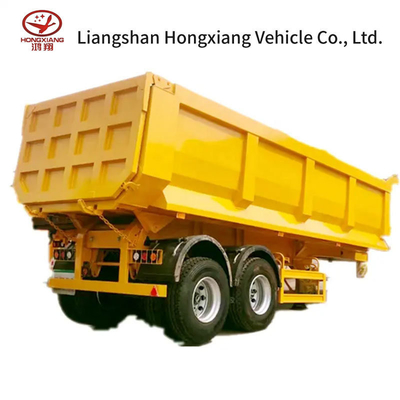 Flatbed Axle Dumper Semi Truck Dump Trailer Por favor, consulte o Serviço de Atendimento ao Cliente Flatbed