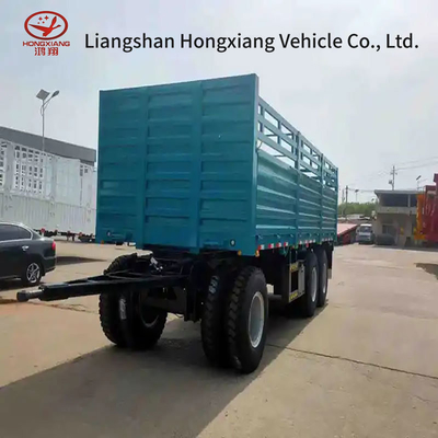 2240mm Tons Stone Sand Soil Self-Dumping Rear Tipper Dump Truck Trailer para reciclagem
