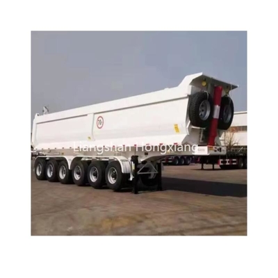 120T 90T 70T Rear Dump Tipper Trailer Cargo 100T Semi Tipper Trailer para o seu benefício