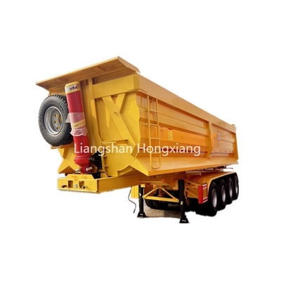 13500X3000X1550 mm Rebocadores hidráulicos traseiros para transporte de agregados de cascalho