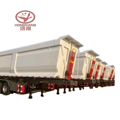 12r22.5 Pneus 2 3 4 5 6 eixos Trailers Tipping Tipper Dump Semi-truck Trailer em vendas