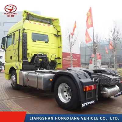 ECE Certified 8.2tons HOWO Truck or Tractor Truck Head Trailer com certificação ECE de pneus