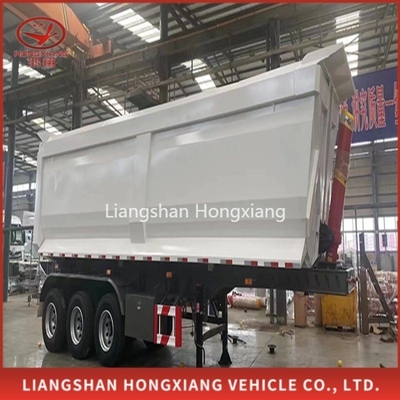 3 eixos 30 metros cúbicos Tipper Semi-trailer Dump Truck Trailer Pneus Número de personalização