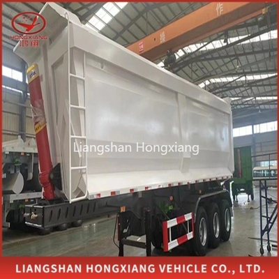 3 eixos 30 metros cúbicos Tipper Semi-trailer Dump Truck Trailer Pneus Número de personalização