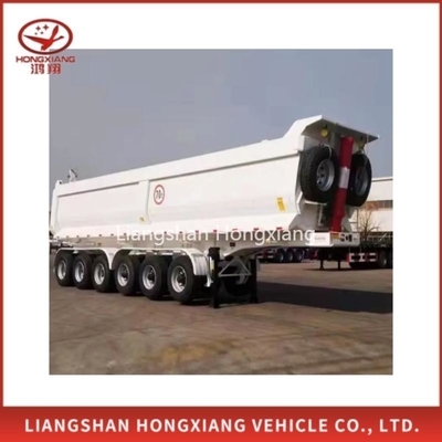40 toneladas 50 toneladas 3 eixos caminhão semi-rear dump trailer não auto-dumping e acessível