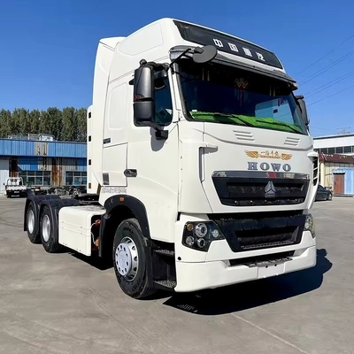 Sinotruk CNG HOWO T7 6X4 Tractor Truck Head Melhor para o Segmento de Transportes Logísticos