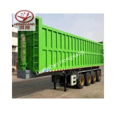 12r22.5 Pneus 3 eixos 40 toneladas Caixas de lixo Semi-reboques com sistema de suspensão personalizável