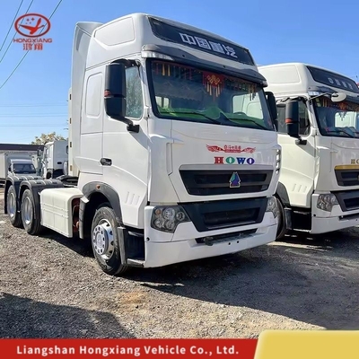 Shandong Sinotruk HOWO T7 caminhão-trator com motor diesel dianteiro e pneus 12.00r20