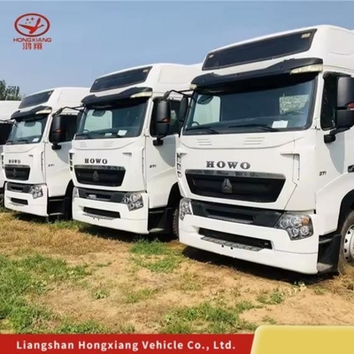 Shandong Sinotruk HOWO T7 caminhão-trator com motor diesel dianteiro e pneus 12.00r20