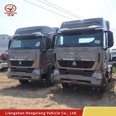 Sinotruk HOWO 6X4 Trator HOWO T7 Caminhão FAW com peso bruto do veículo 5001-10000 Kg