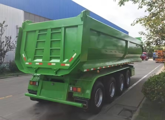 60 toneladas de reboque traseiro de forma U /remolque de semi-camião de três eixos