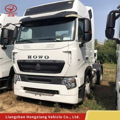 Caminhão-trator com reboque em cascata de GNC LNG T7 HOWO certificado pelo CCG com capacidade do motor &gt; 8L