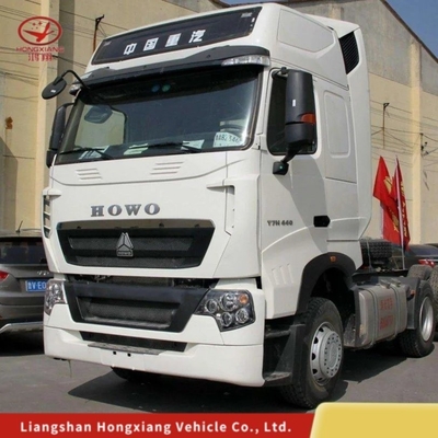 Caminhão-trator com reboque em cascata de GNC LNG T7 HOWO certificado pelo CCG com capacidade do motor &gt; 8L