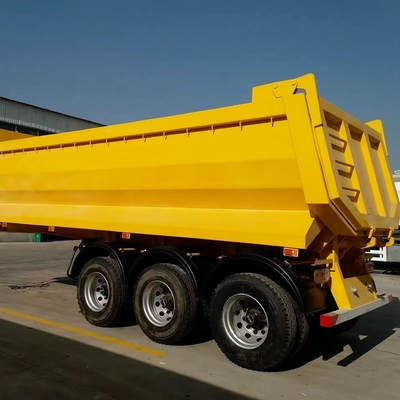 25cbm 32cbm 8 toneladas Remolque final traseiro Dumpper Semi camião com 13500X3000X1550 mm Tamanho