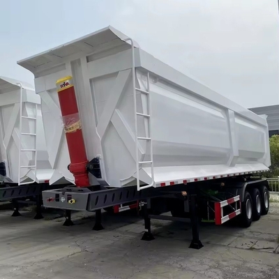 60 toneladas de reboque traseiro de forma U /remolque de semi-camião de três eixos
