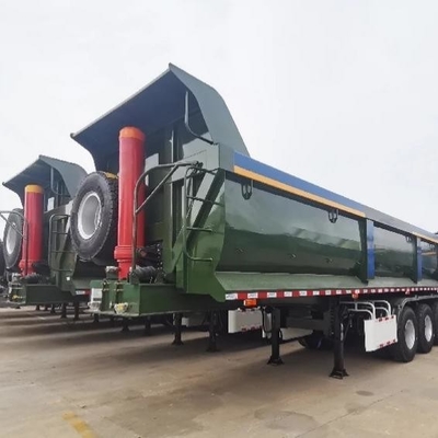 40 toneladas 50 toneladas 3 eixos caminhão semi-rear dump trailer com ABS sistema de travagem anti-bloqueio