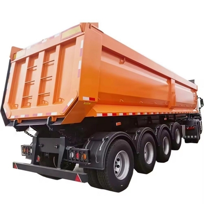 40 toneladas 50 toneladas 3 eixos caminhão semi-rear dump trailer com ABS sistema de travagem anti-bloqueio