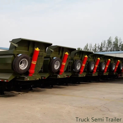 40 50 60 Ton U-Formado End Rear Tipper Dump Semi Truck Trailers Personalização para o seu