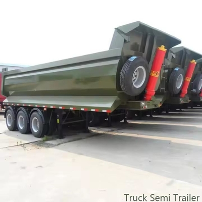 40 50 60 Ton U-Formado End Rear Tipper Dump Semi Truck Trailers Personalização para o seu