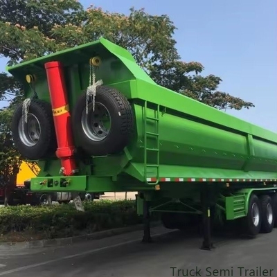 40 50 60 Ton U-Formado End Rear Tipper Dump Semi Truck Trailers Personalização para o seu
