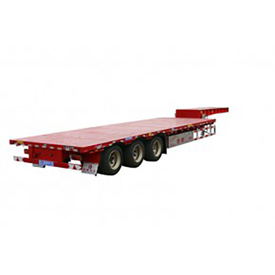 Grau de carga pesada 60 toneladas 80 toneladas Transporte 4 eixos Corpo inferior de cama baixa Camiões de reboque