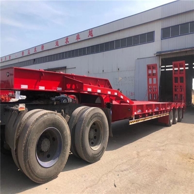 Sistemas de suspensão tipo braço cruzado Reboque de banco plano para caminhões de passageiros 13500X3000X1550 mm