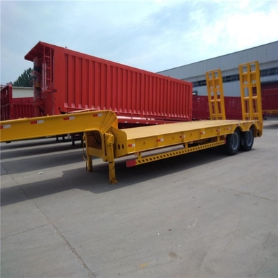 Sistemas de suspensão tipo braço cruzado Reboque de banco plano para caminhões de passageiros 13500X3000X1550 mm