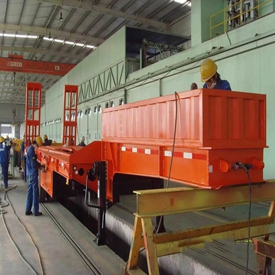 Sistemas de suspensão tipo braço cruzado Reboque de banco plano para caminhões de passageiros 13500X3000X1550 mm