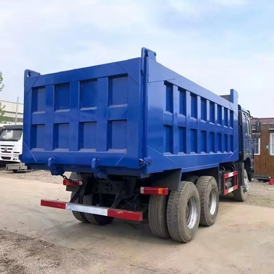 Pneus sem tubos camião de descarga usado 371HP 10 Wheel HOWO camião de lixo para o segmento de caminhões pesados