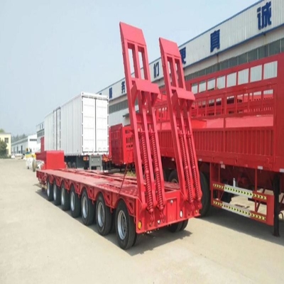 3 eixo 4 eixo Flatbed Flat Bed Container Semi-trailer Usado Truck Trailer na África