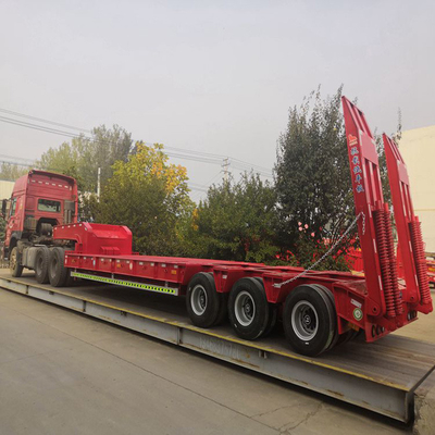 3 eixo 4 eixo Flatbed Flat Bed Container Semi-trailer Usado Truck Trailer na África
