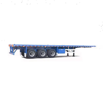 2024 40 FT 3 eixo Tri eixo Cama plana Container de cama plana Semi-remolque com personalização