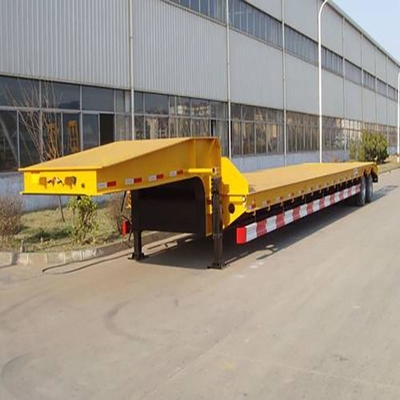 3 eixos 20FT 40FT Container de cama plana Chassis Semi-remolque de cama plana com 50 Tbeload