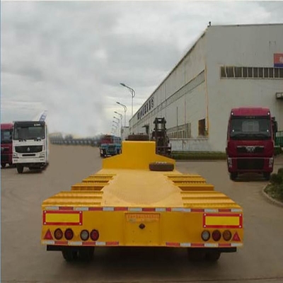3 eixos 20FT 40FT Container de cama plana Chassis Semi-remolque de cama plana com 50 Tbeload